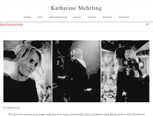 Tablet Screenshot of katharine-mehrling.de